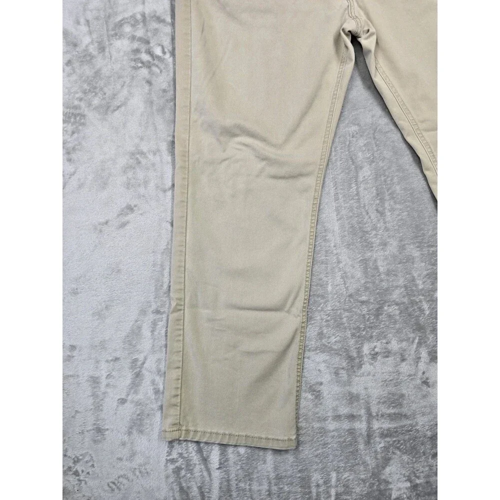 Levis 541 Jeans Mens 38x30 Khaki Beige Athletic Taper Comfort Stretch